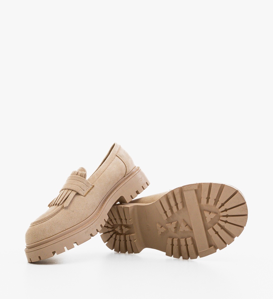 Pantofi Casual Dama Obyne Bej | Confort & Stil - imagine 6