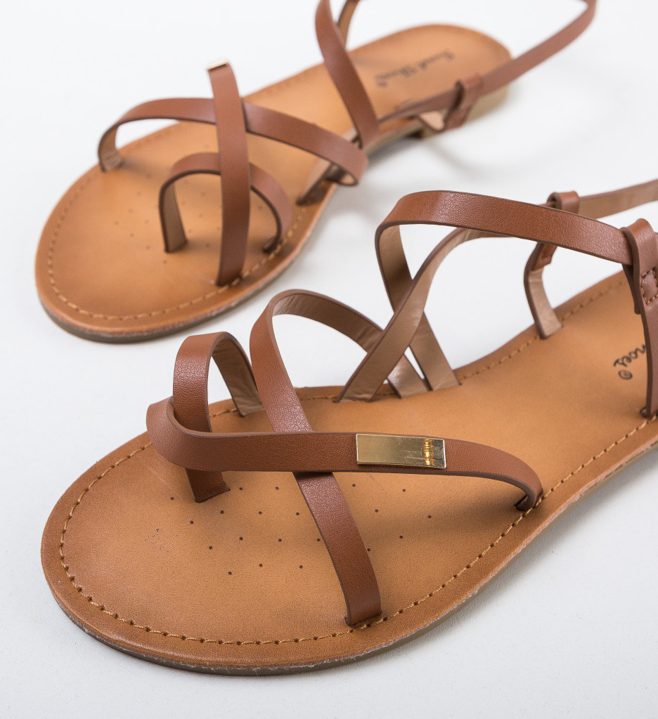 Sandale Akare Camel - Eleganță și Confort - imagine 6