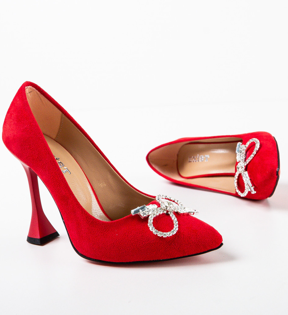 Pantofi Eleganți Gogan Rosii - Stil și Confort - imagine 7