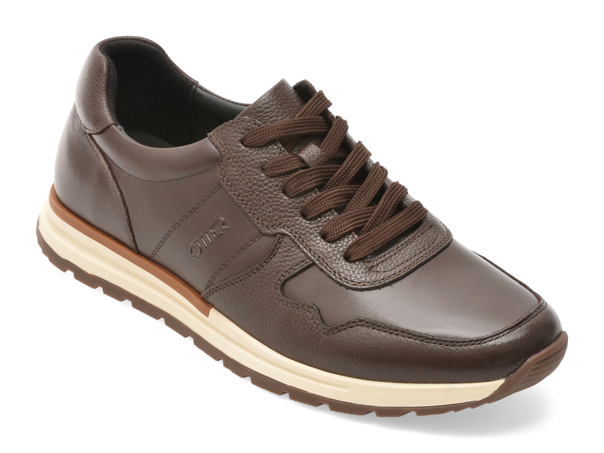 Pantofi Sport OTTER Maro Piele Naturală
