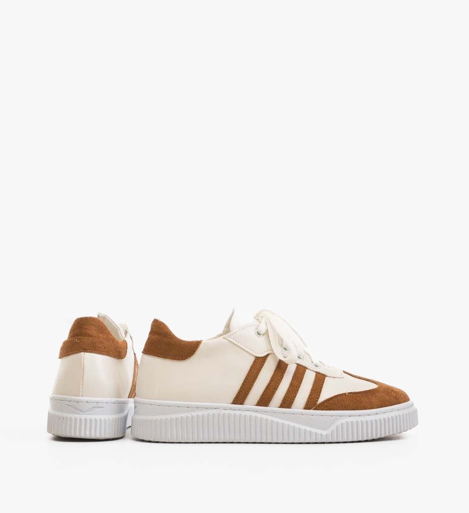 Sneakers Dama Crimson Albi | Confort și Stil - imagine 6