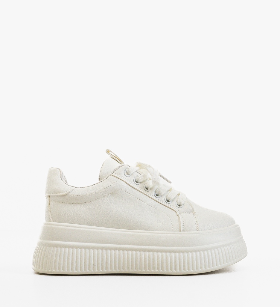 Sneakers Dama Tuyry Albi - Confort și Stil - imagine 4