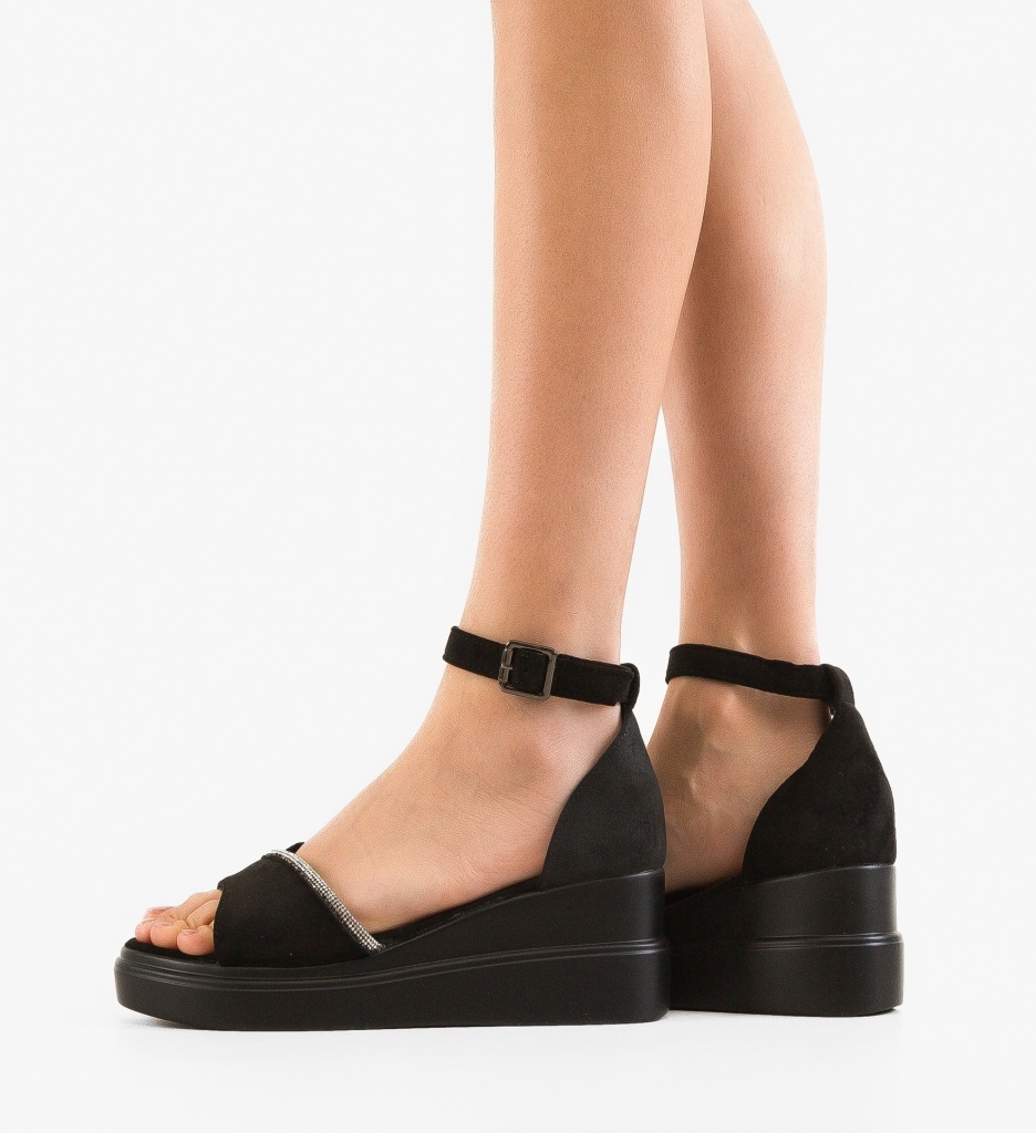 Sandale Dama Lloyd Negre | Eleganță și Confort - imagine 2