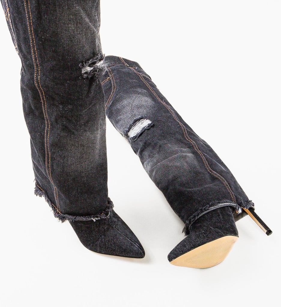 Cizme Dama Outback Negre Rezistente - imagine 6