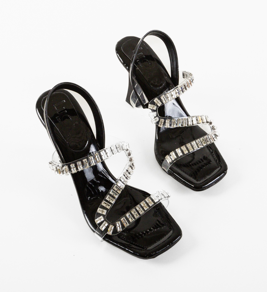 Sandale cu Toc Lupi Negre - Eleganță și Stil - imagine 6