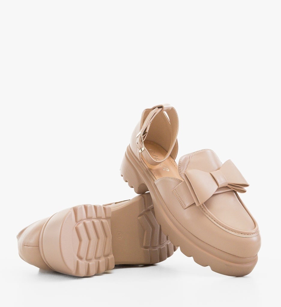 Pantofi Casual Dama Caradon Bej Confortabili - imagine 5