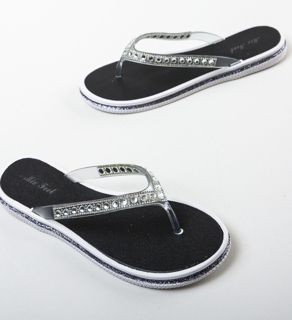 Papuci Spectak Negri | Sandale Confort