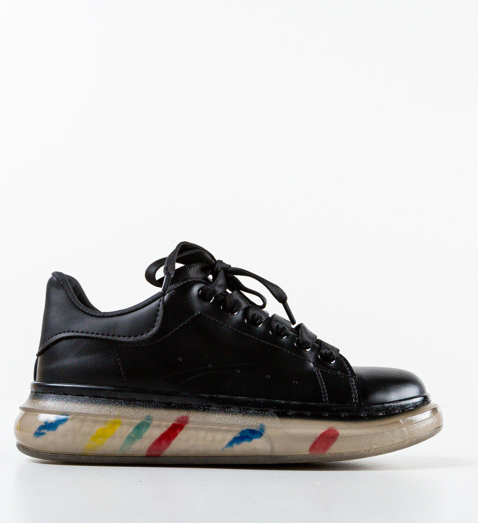 Sneakers Trauy Negri Dama - Confort Stilat - imagine 5