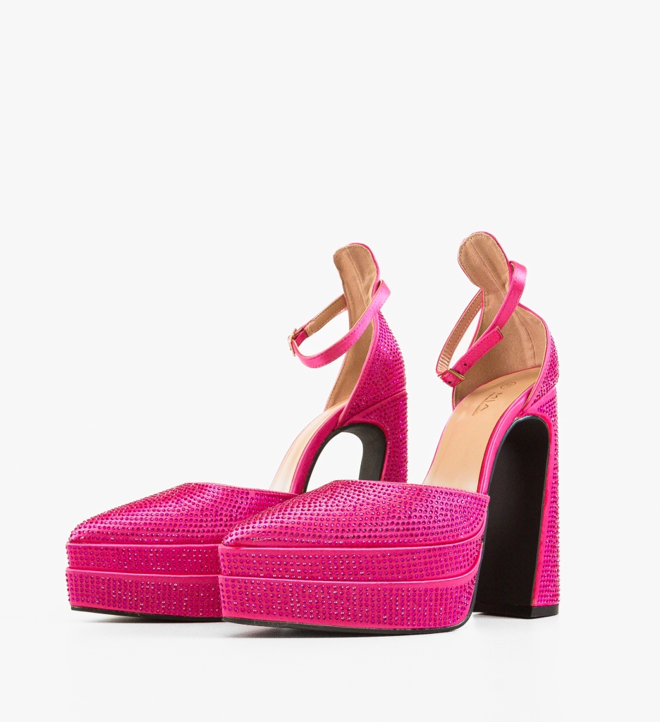 Pantofi cu Toc Apoor Fuchsia - Eleganță și Stil - imagine 5