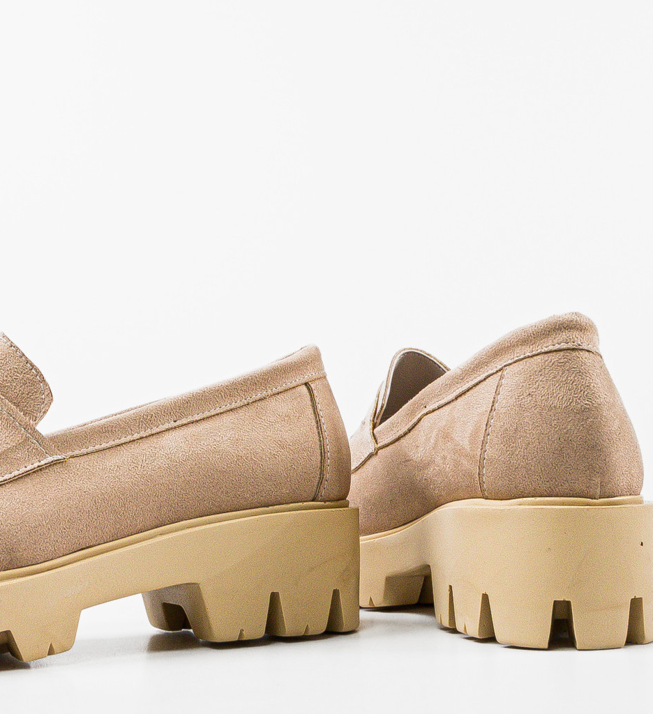 Pantofi Casual Dama Gyna Bej - Confort și Stil - imagine 6