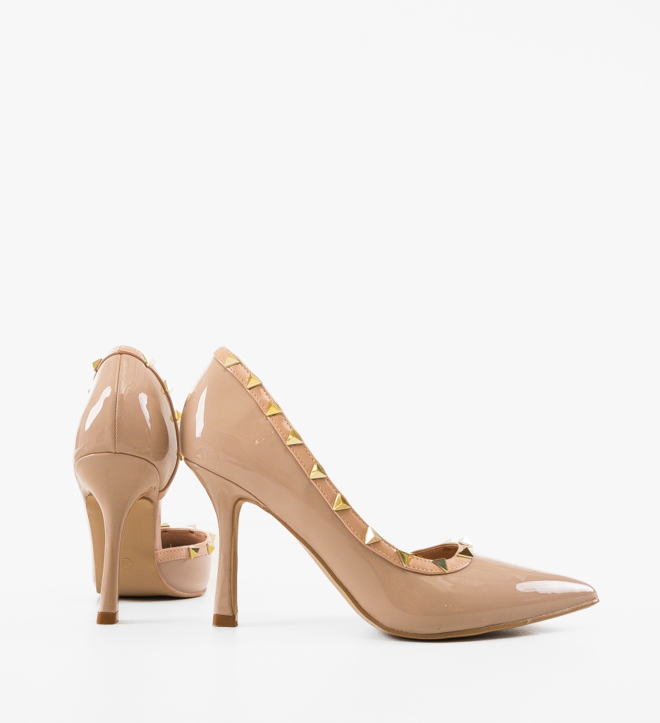 Pantofi Dama Jamshid Nude - Eleganță și Stil - imagine 3