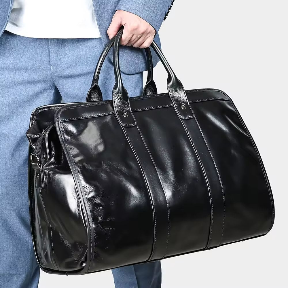 Geanta Calatorie Delis Piele Naturala Maro - imagine 3