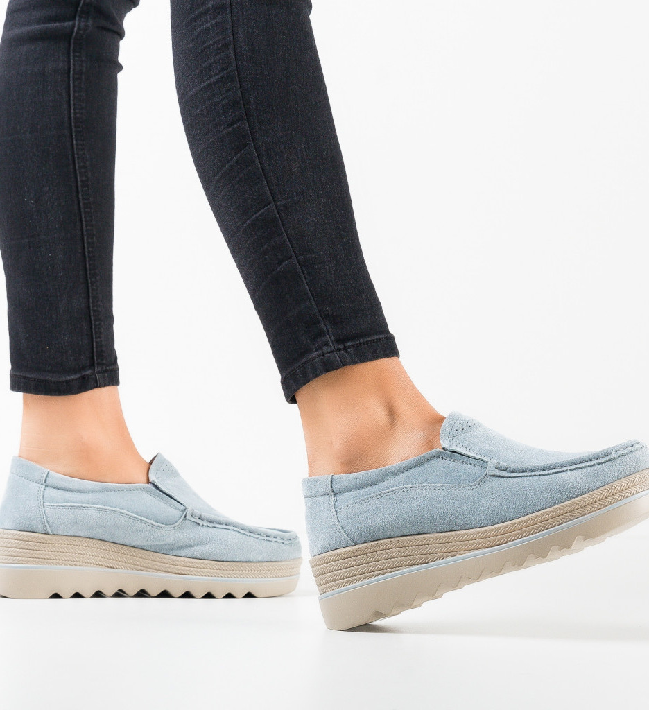 Pantofi Casual Smirno Albastri - Confort și Stil - imagine 4