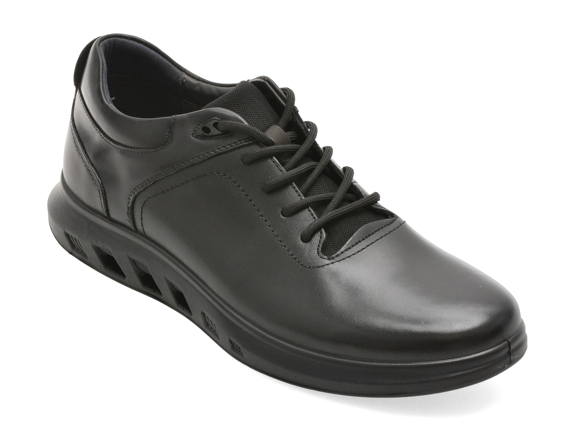 Pantofi OTTER Negri din Piele Naturală | Eleganță Casual