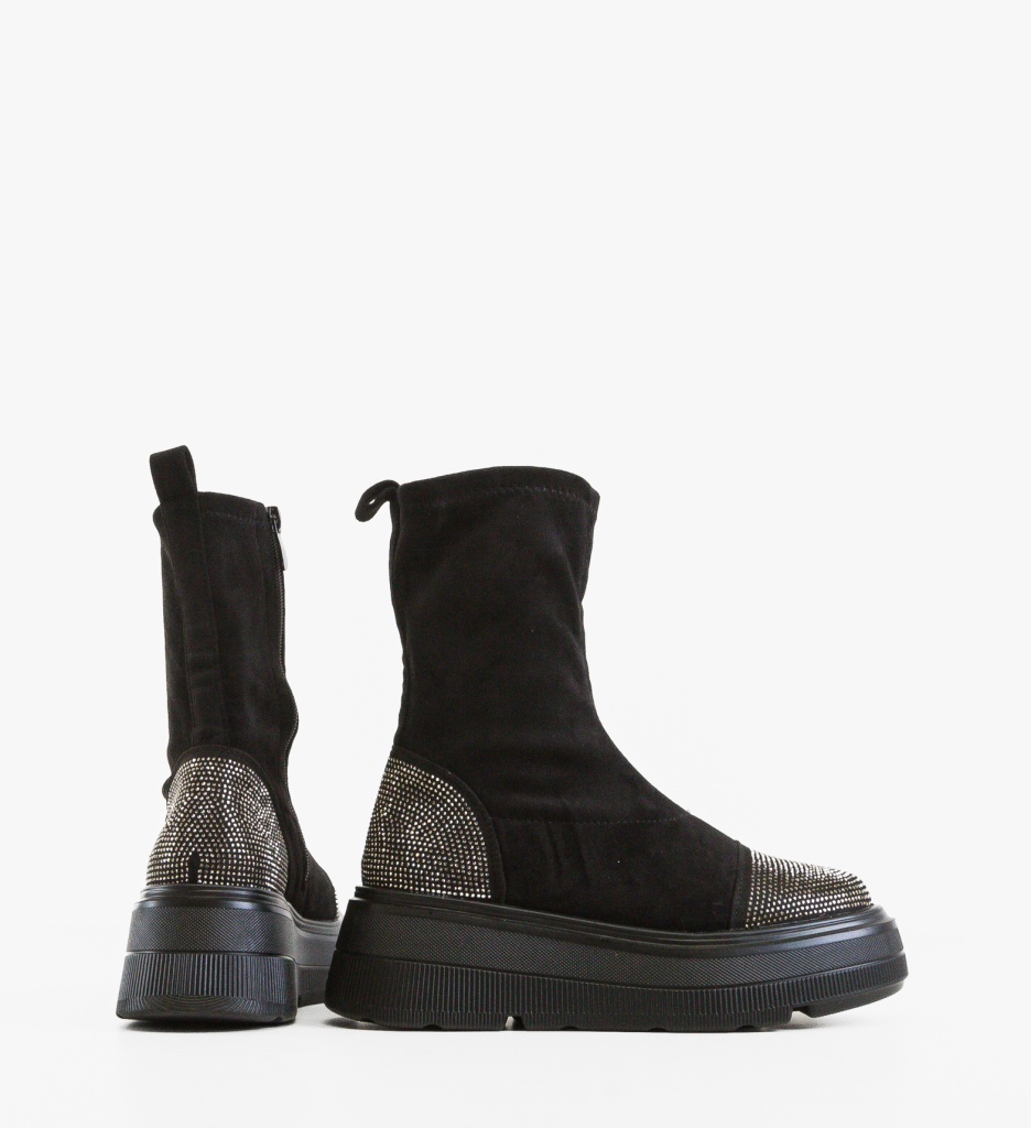 Ghete Dama Boomer Negre | Stil și Confort - imagine 4