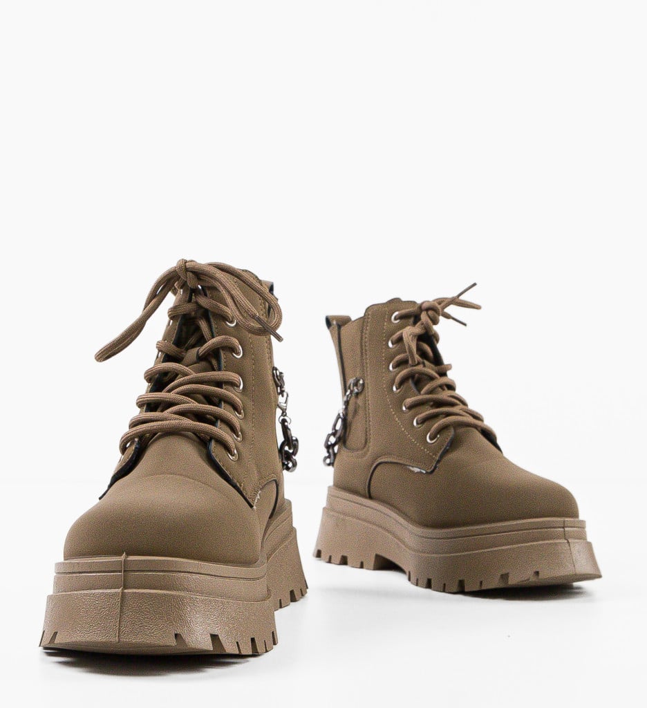 Ghete Kebun Khaki Dama - Confort & Stil - imagine 6