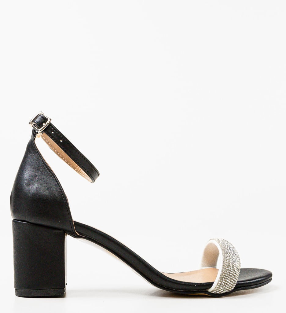 Sandale cu Toc Rartal Negre - Eleganță Maximă - imagine 4