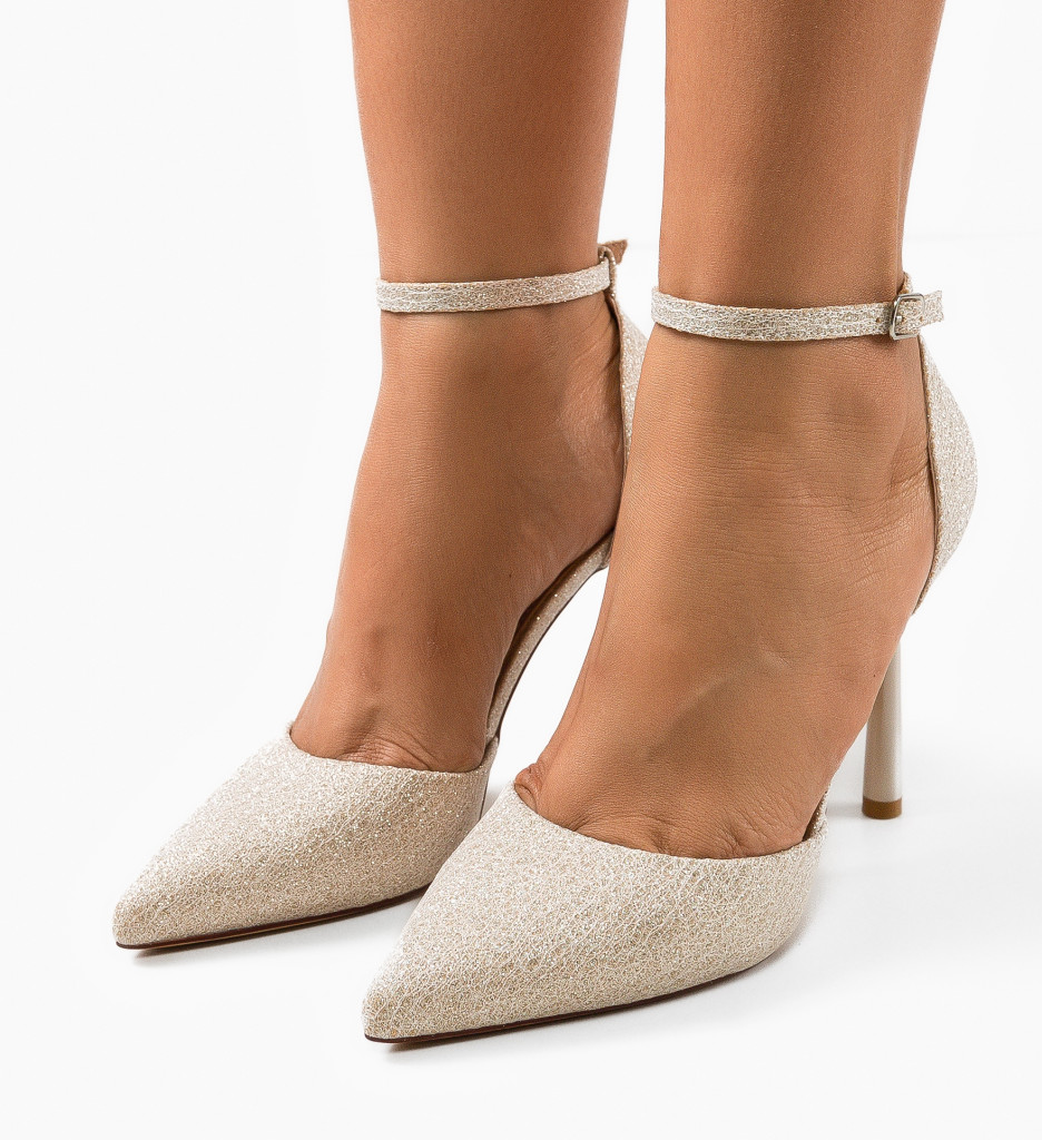Pantofi Elin Aurii - Eleganță și Stil - imagine 4