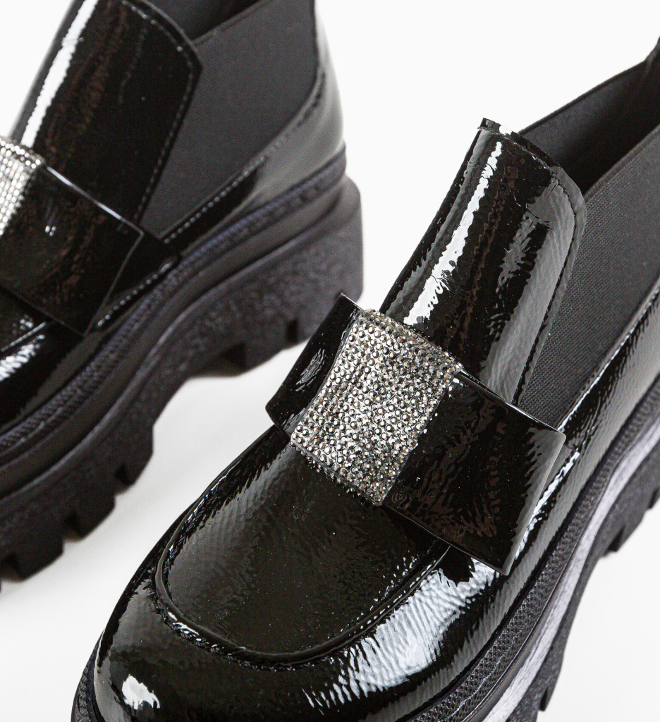 Dargazba Pantofi Casual Negri Confort - imagine 8