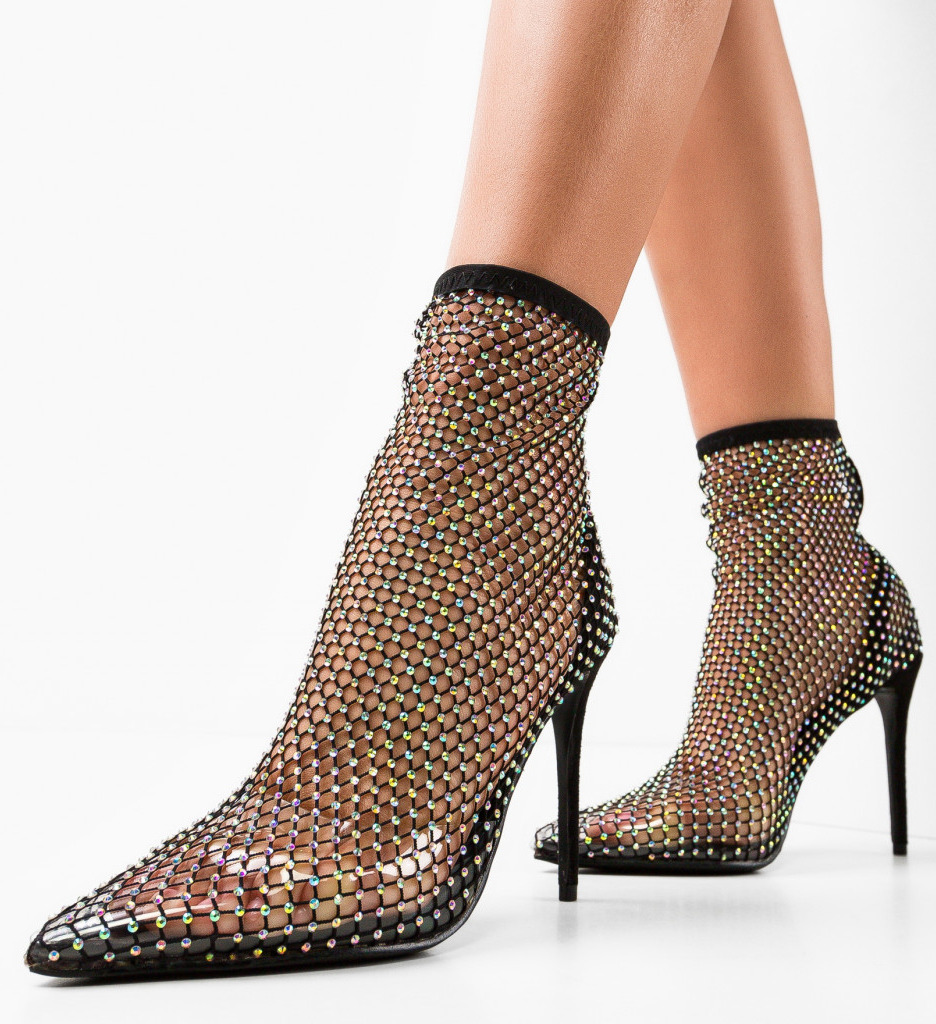 Botine Dama Sherisse Negre - Eleganță și Confort - imagine 4
