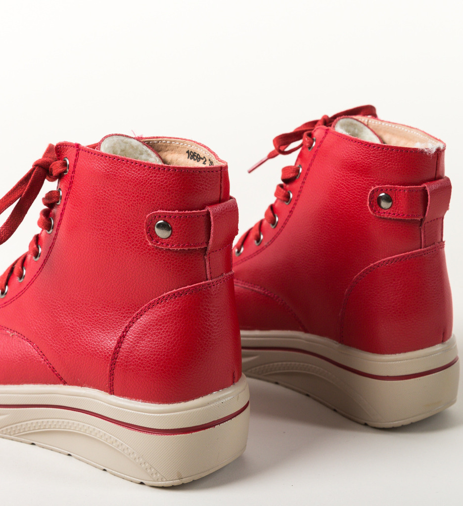 Pantofi Casual Lakiob Rosii - Confort & Stil - imagine 6