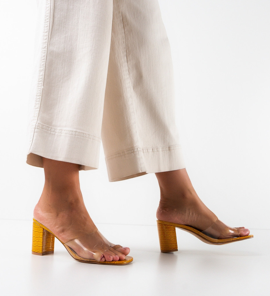 Saboti Fadakav Galbeni - Eleganță și Confort - imagine 2