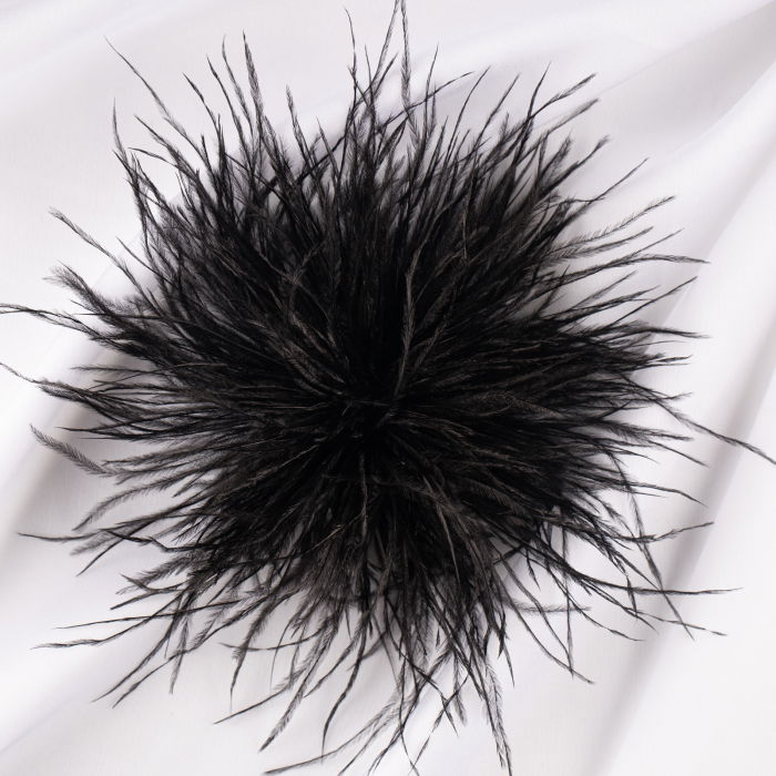 Brosa Pene Negre Shopika | Accesor Elegant