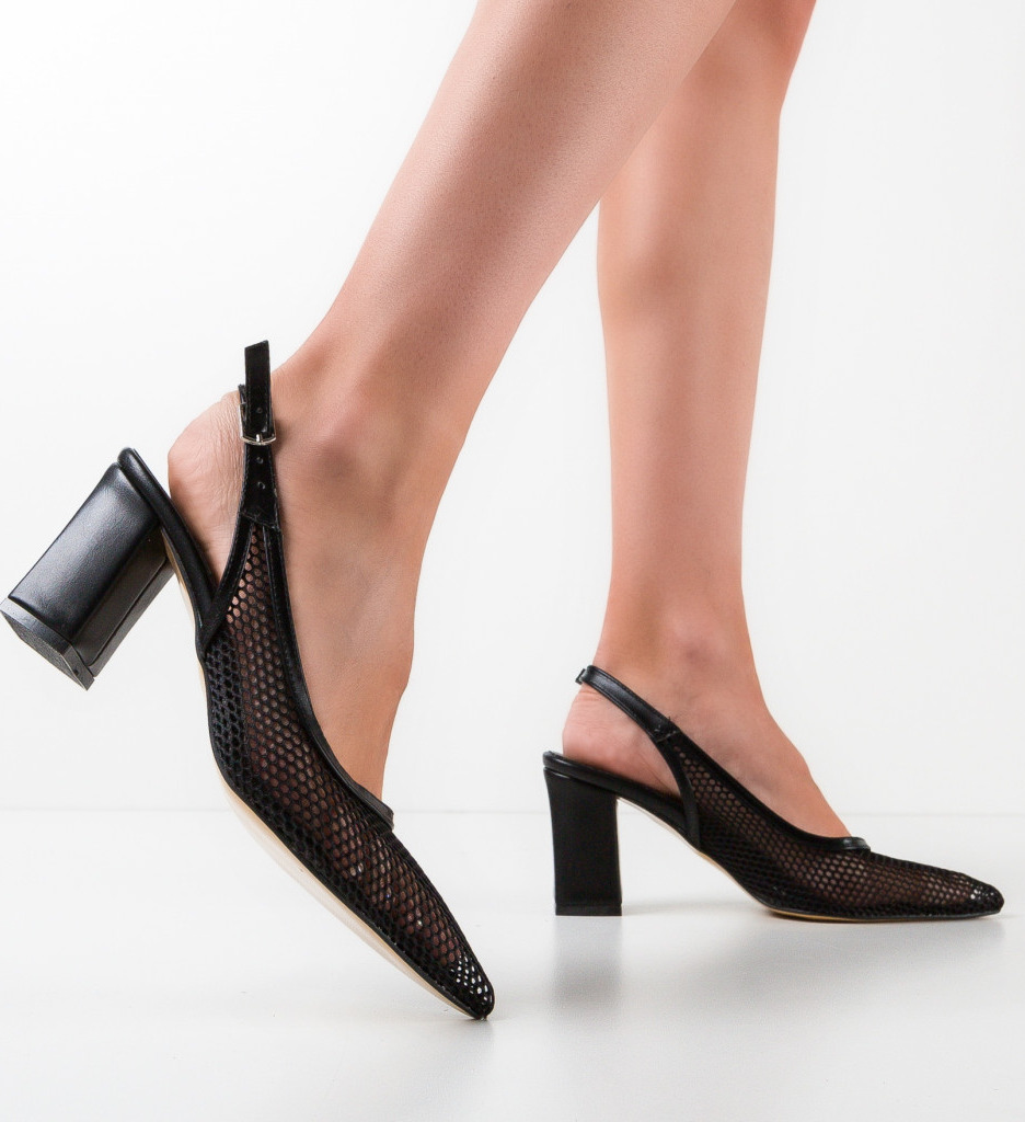 Pantofi Caresy Negri - Eleganță și Stil - imagine 3