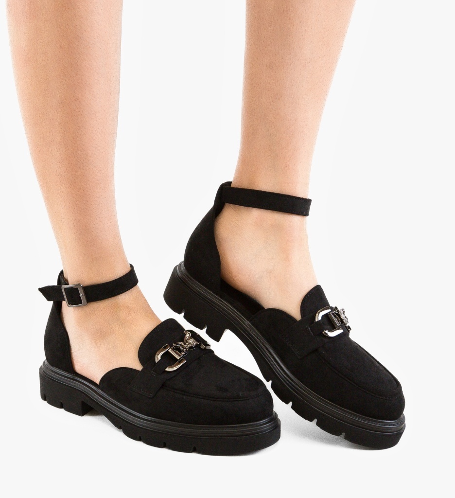 Pantofi Casual Corema Negri – Confort și Stil - imagine 4