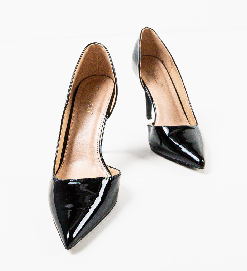 Pantofi cu Toc Zayan Negri - Eleganță și Stil - imagine 4