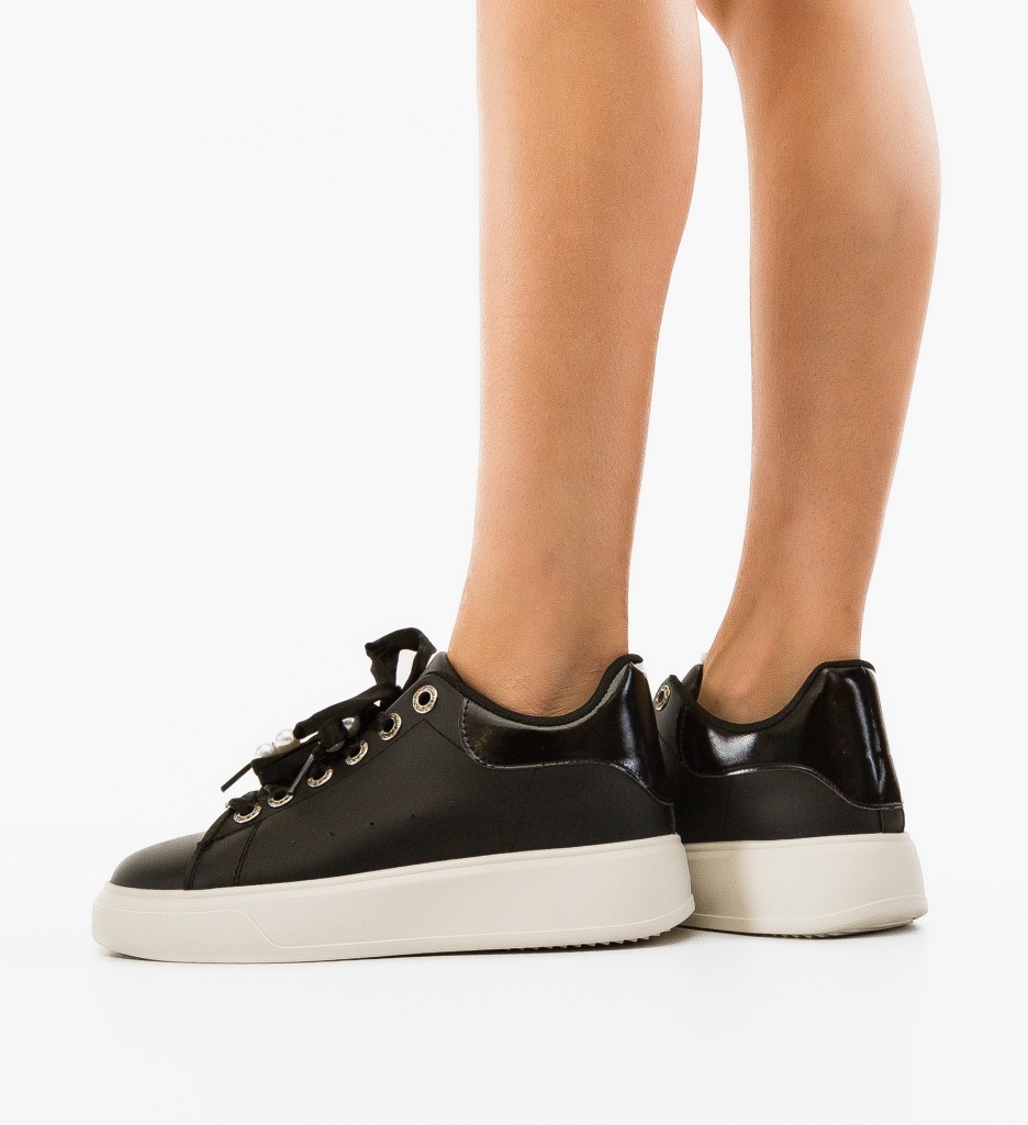 Sneakers Dama Purlam Negri | Confort si Stil - imagine 2