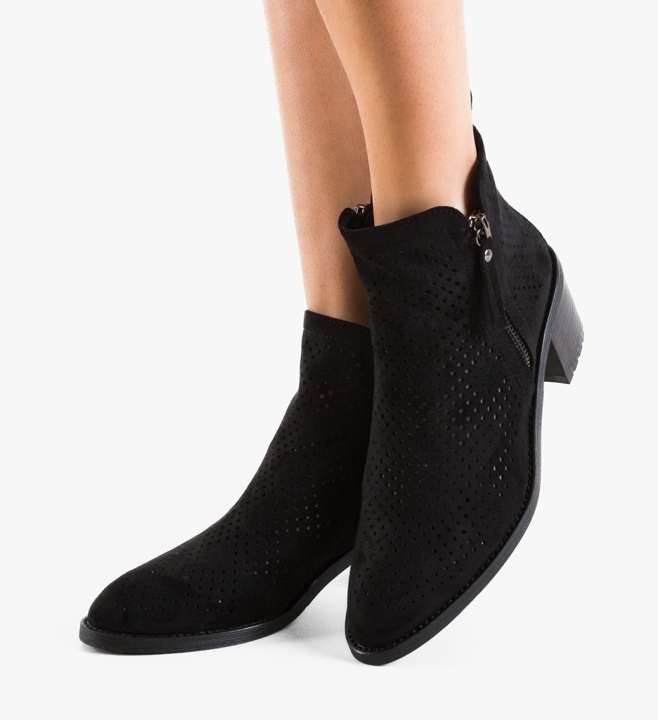 Botine dama Kaminar Negre - imagine 4