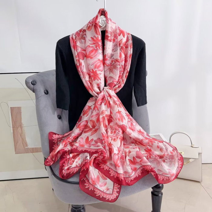 Eșarfă Shopika Stil Pareo, Model Floral