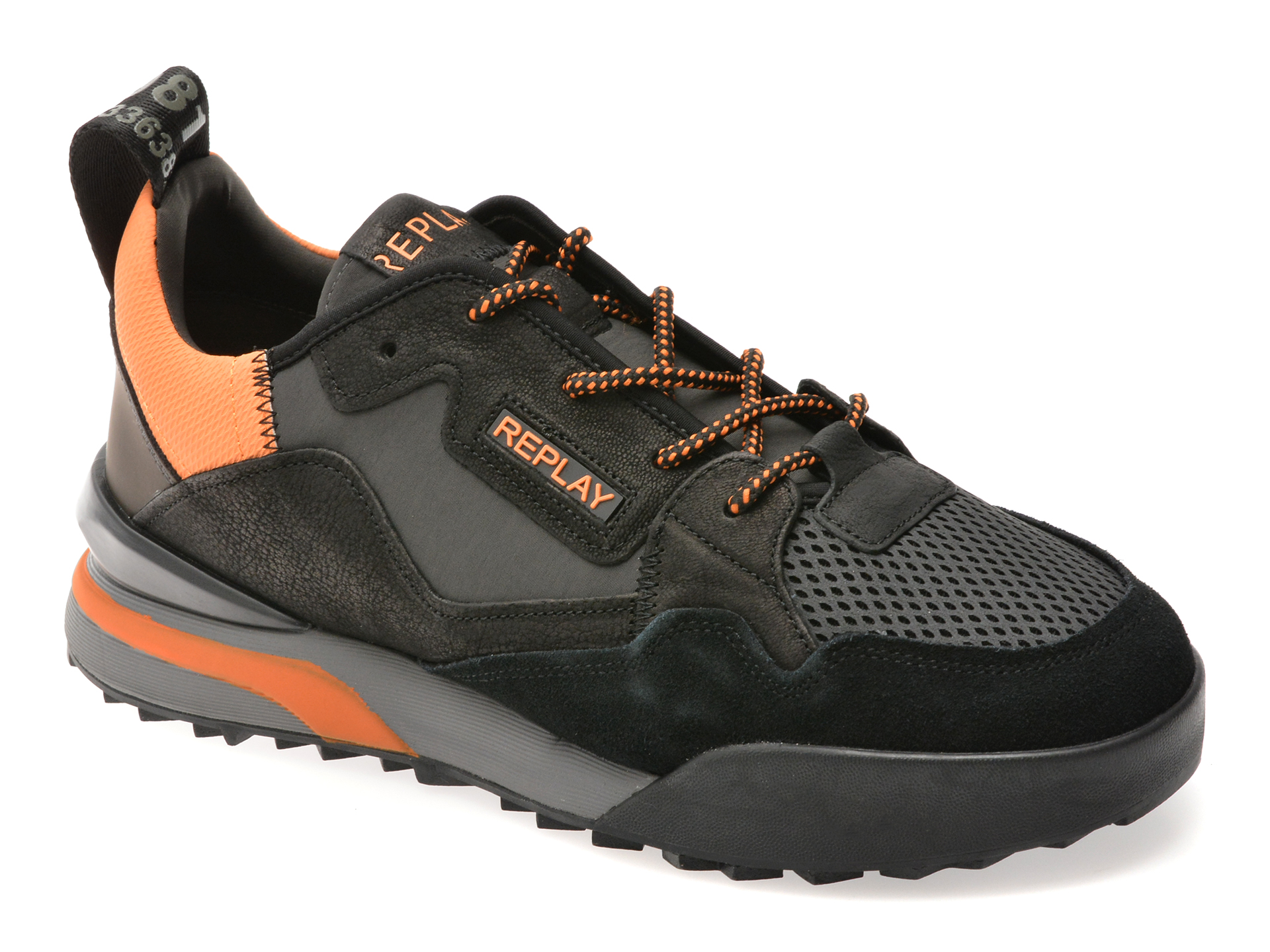 Replay Pantofi Sport MSG901L - Negri Confort Premium