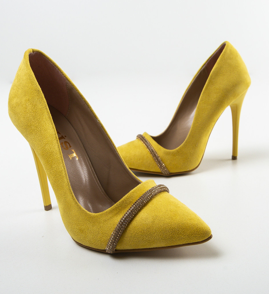 Pantofi cu Toc Galbeni - Eleganță și Stil - imagine 7