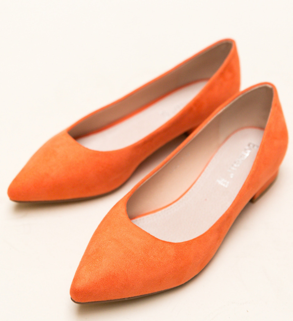 Pantofi Niam Portocalii cu Toc - Eleganță și Stil - imagine 5