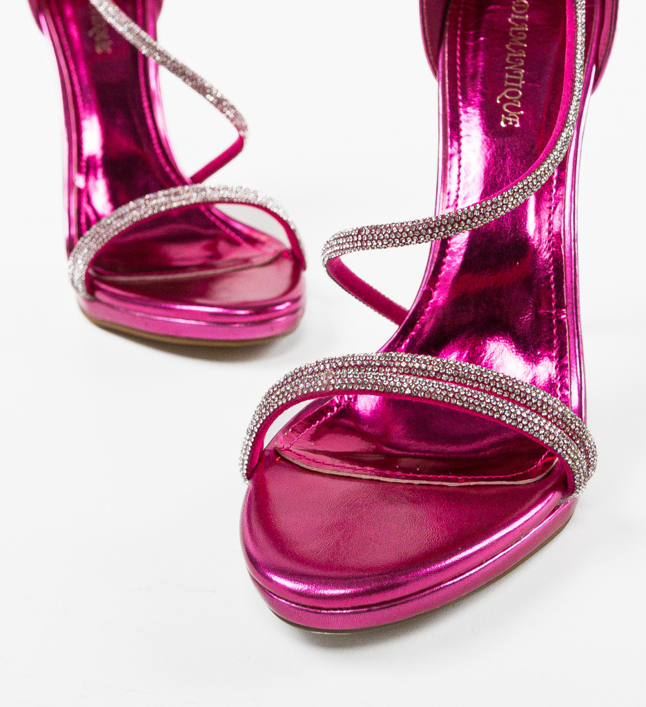 Sandale Melitta Fuchsia - Eleganță și Stil - imagine 6