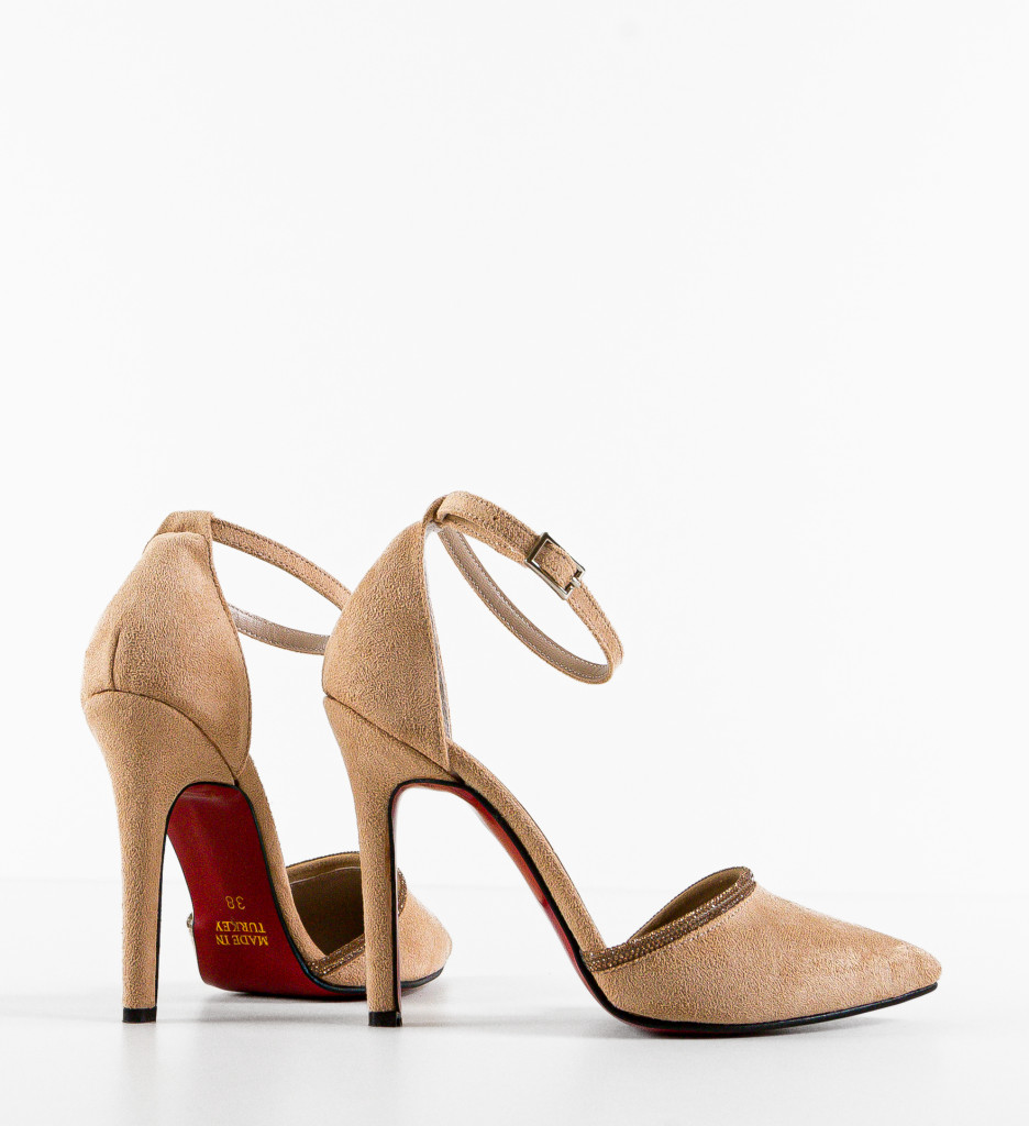 Pantofi Dama Varay Bej - Eleganță și Stil - imagine 7