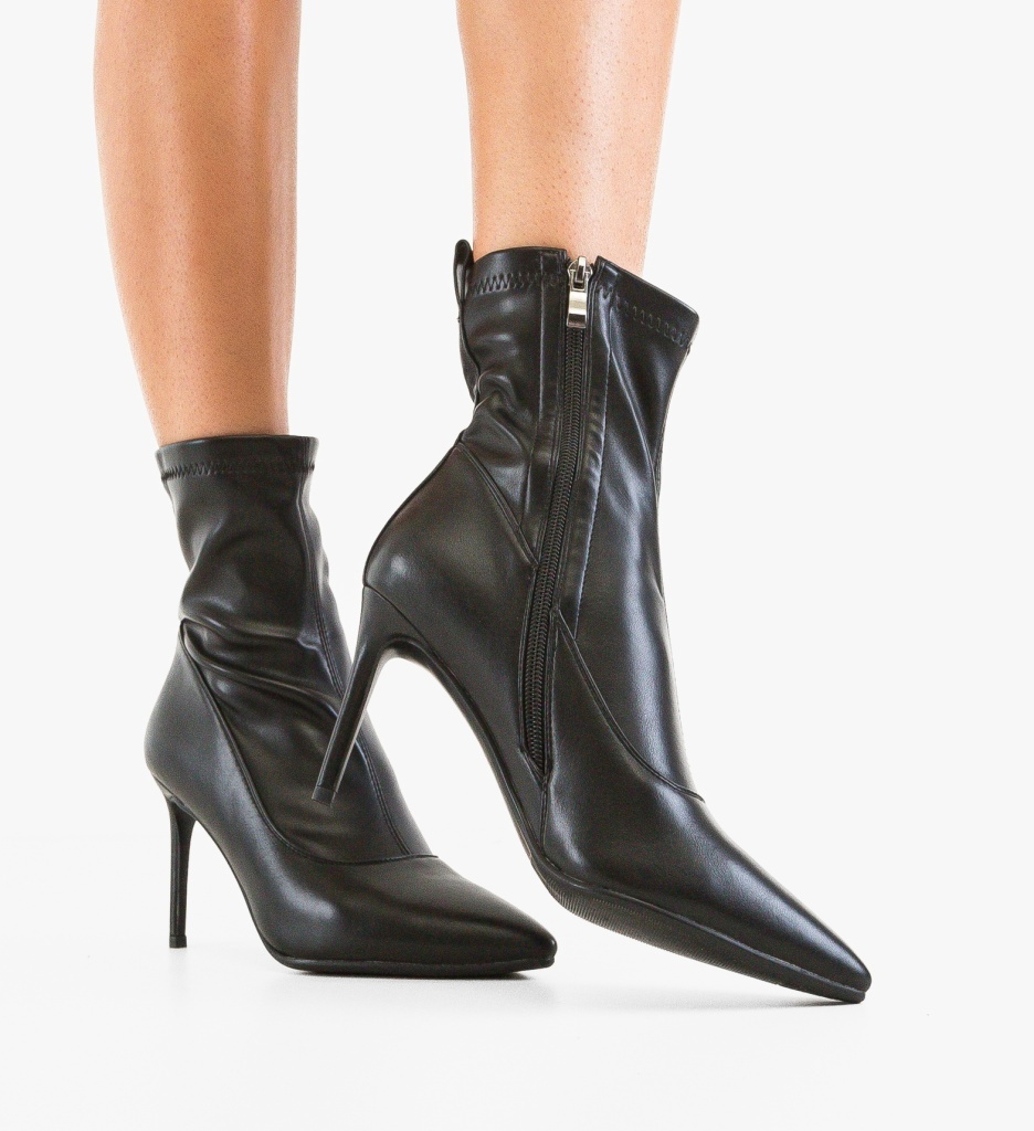 Botine Dama Zasa Negre - Eleganță și Confort