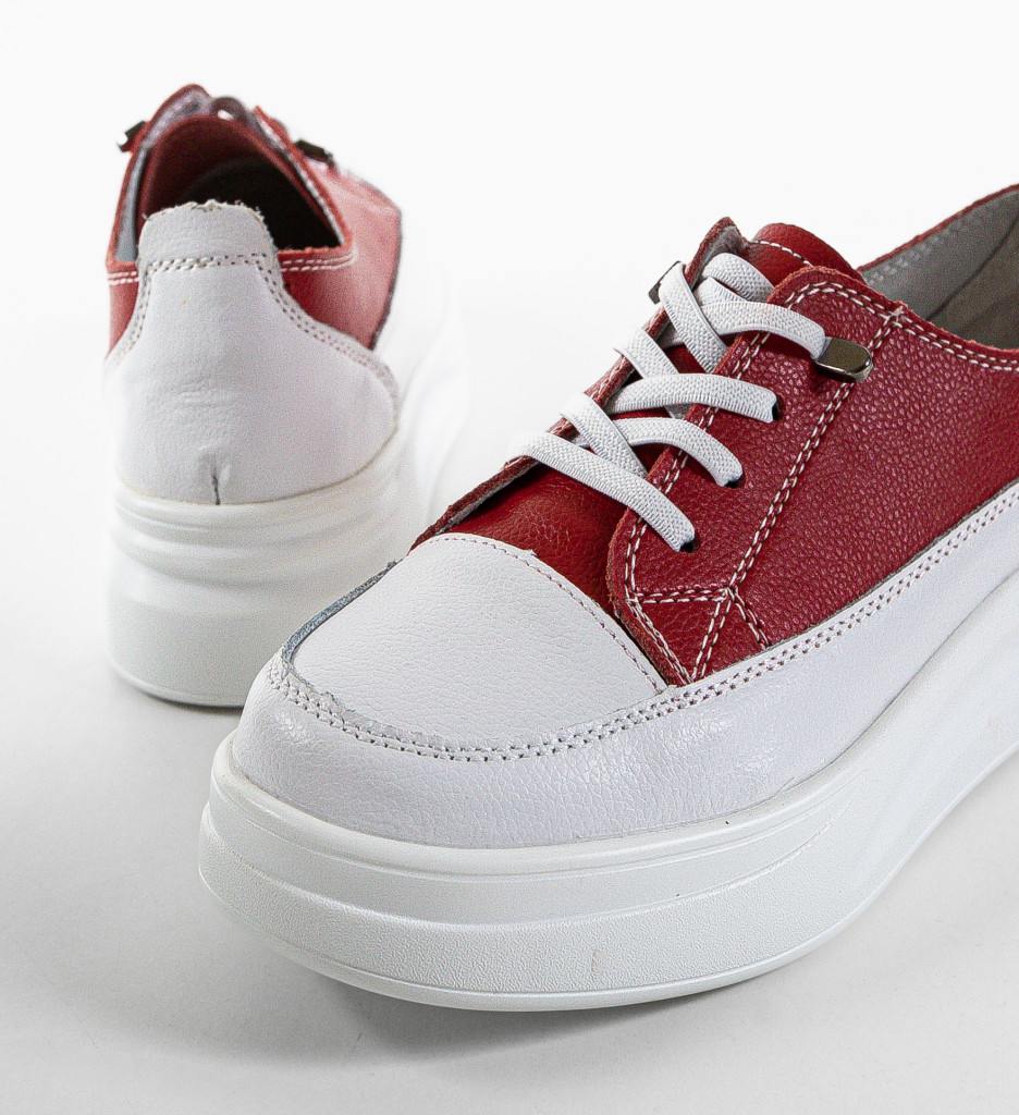 Versec Sneakers Dama Rosii - Confort Maxim - imagine 7