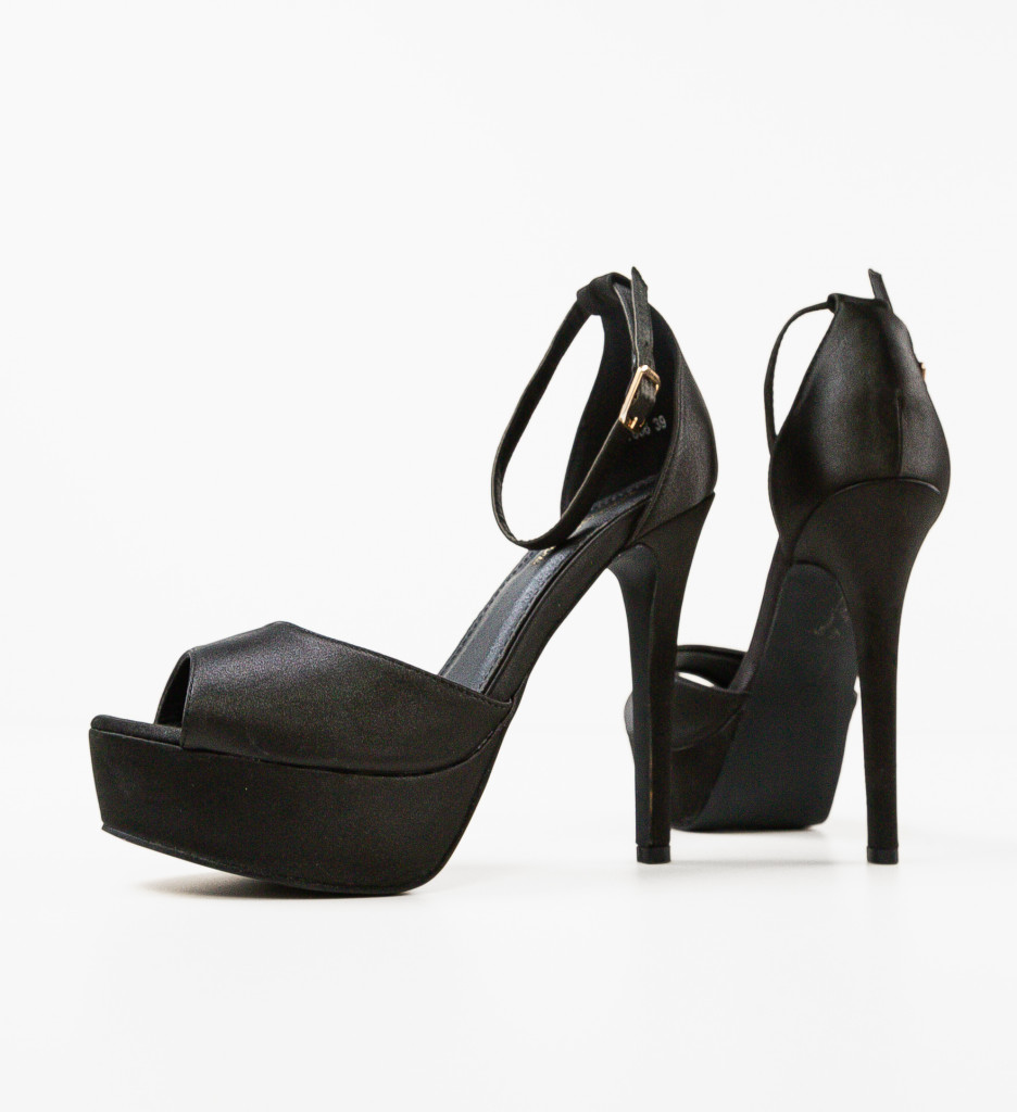 Sandale Euandro Negre | Eleganță și Stil - imagine 9