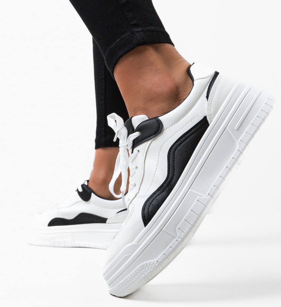 Sneakers Dama Conor Albi 3 - Confort si Stil - imagine 2