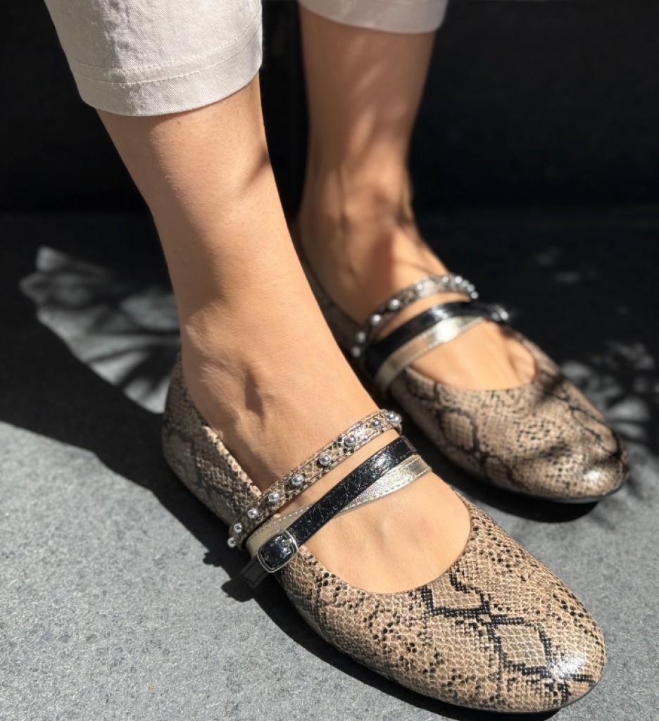 Balerini Doher Animal Print - Confort și Stil - imagine 2