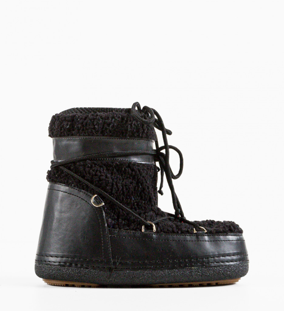 Cizme Dama Negre Mboots - Eleganță și Confort - imagine 5