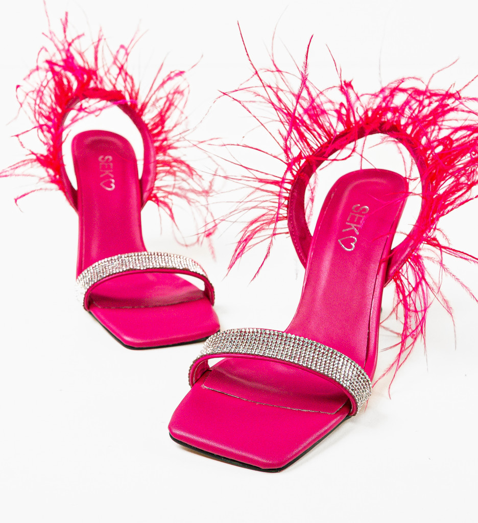 Sandale Salcia Fuchsia - Eleganță și Stil - imagine 7
