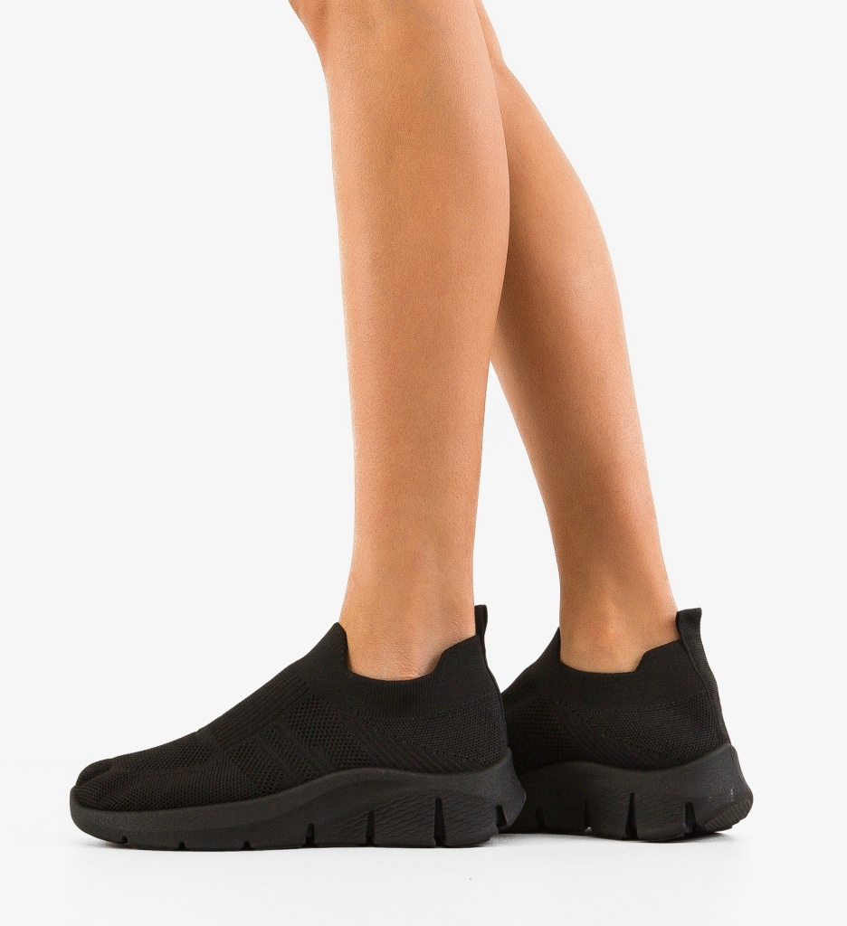 Sneakers Tyta Negri | Adidași Dama Confortabili - imagine 2