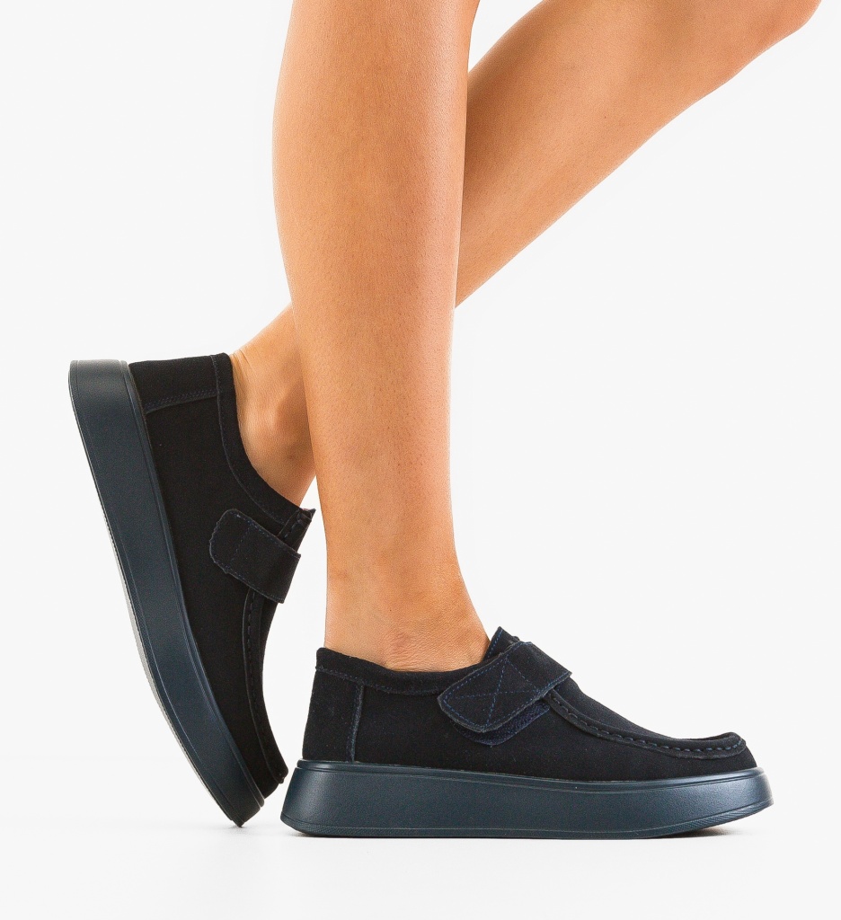 Pantofi Casual Lina Bleumarin - Confort Asigurat - imagine 2