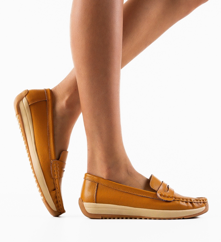 Pantofi Casual Camel - Confort Zilnic Garantat