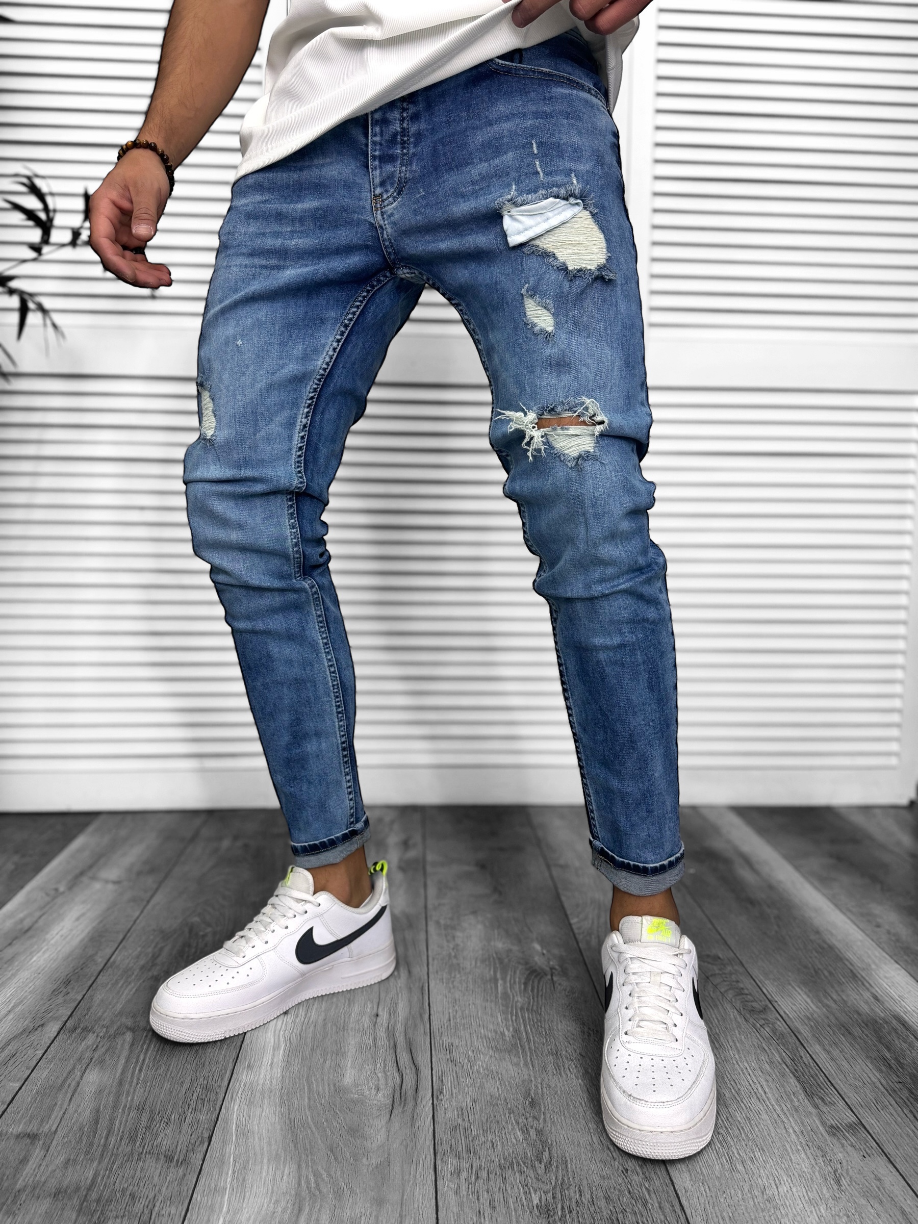 Blugi Barbati Conici Eleganți - Stil Modern