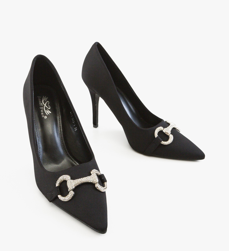 Pantofi dama cu toc Fatima Negri Eleganți - imagine 4